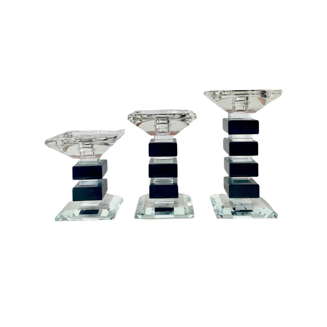 Candelabro Cubos Negros