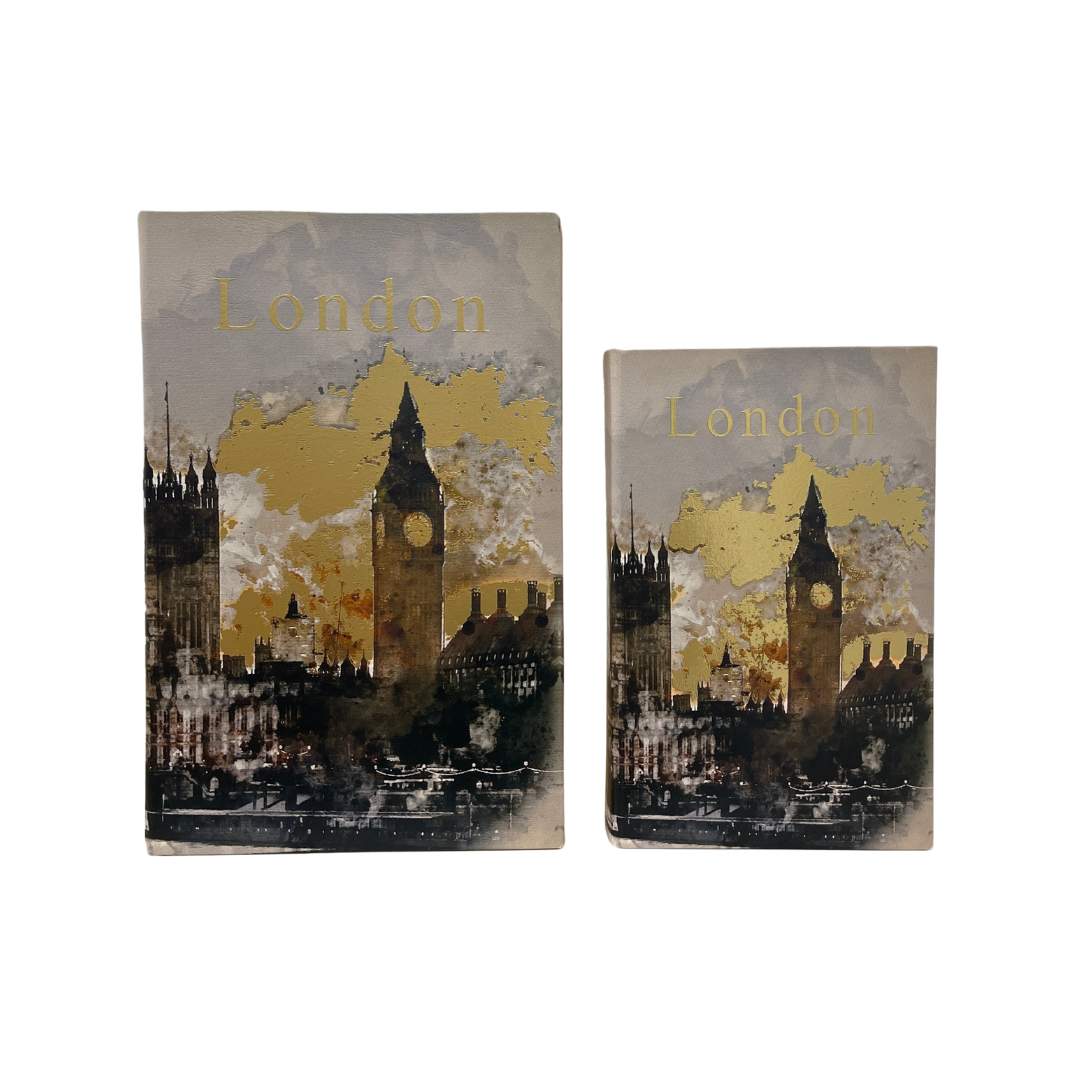 Libro Decorativo Cofre London Café