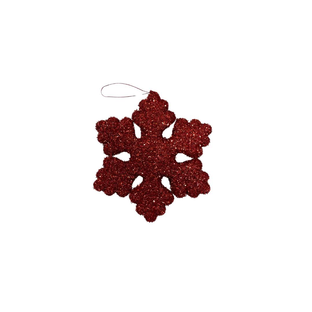 Snowflake Lurex Rojo