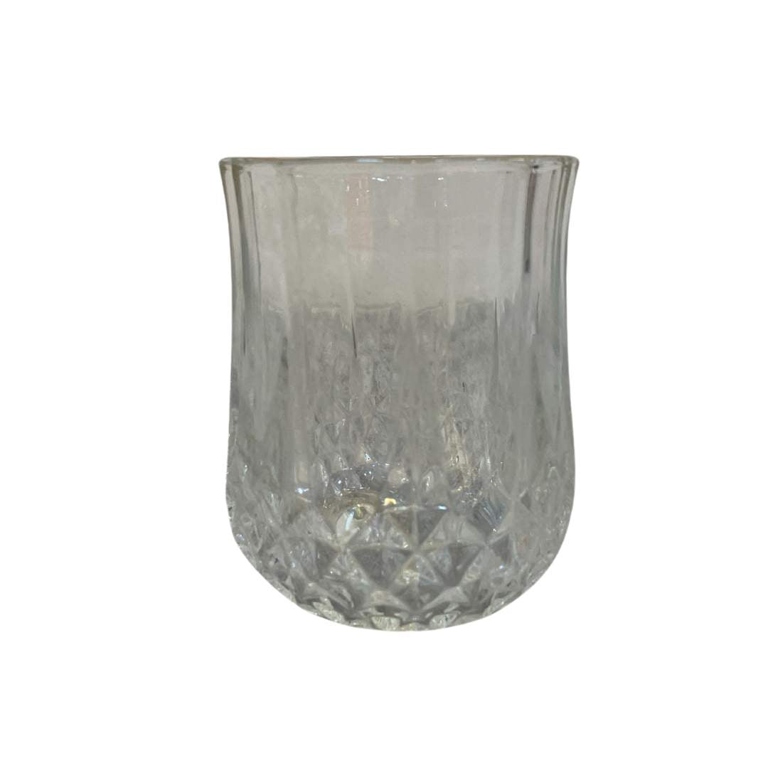 Juego de Vasos y Copas Diamante Transparente